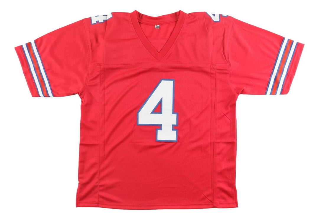 James Cook Buffalo Signed Red Football Jersey BAS