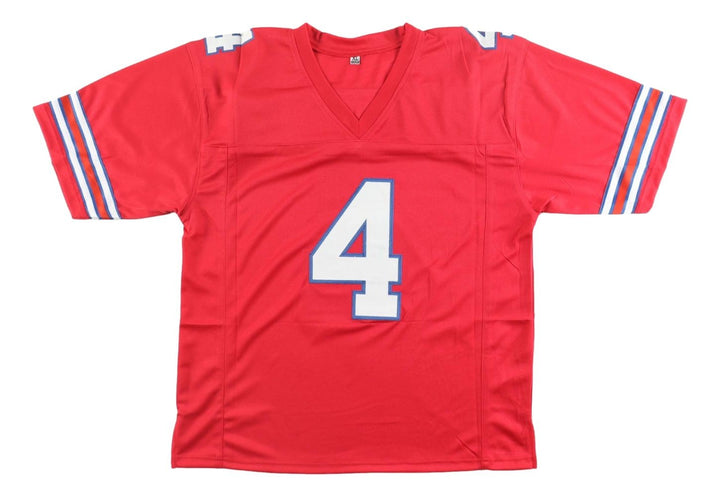 James Cook Buffalo Signed Red Football Jersey BAS