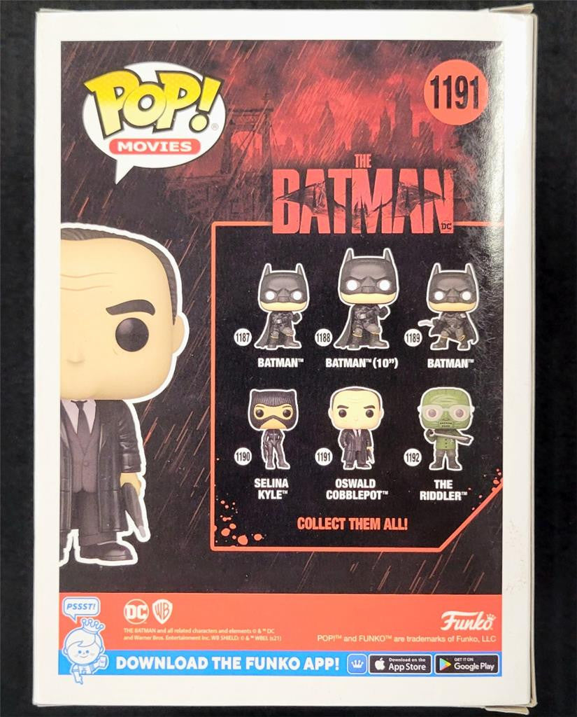 Colin Farrell signed Batman Penguin Oswald Funko Pop! autograph D ~ Beckett BAS