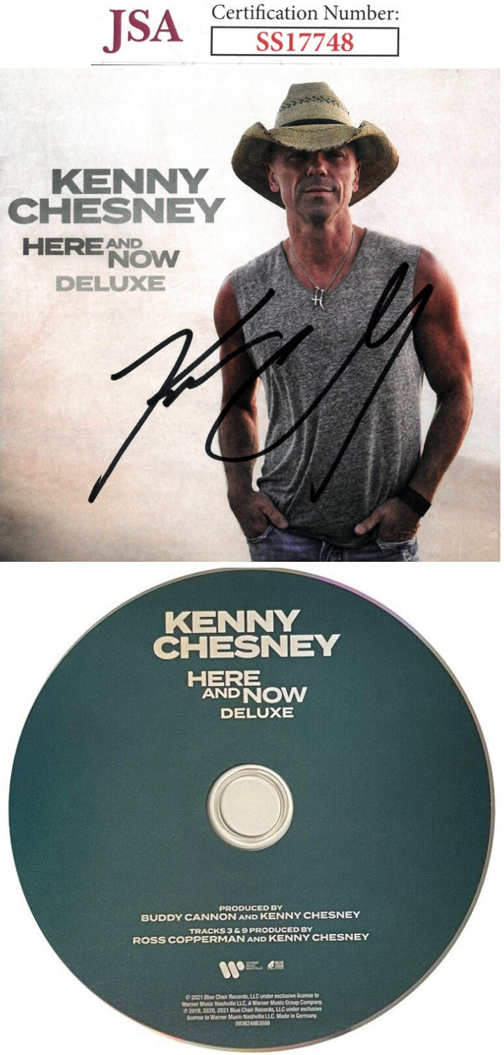 Kenny Chesney signed 2020 "Here and Now" Deluxe CD Cover/CD/Case - JSA #SS17748