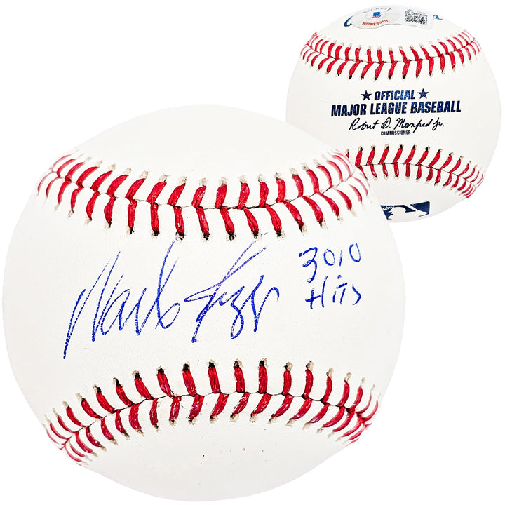 Wade Boggs Signed Official MLB Baseball Red Sox "3010 Hits" Beckett Witness
