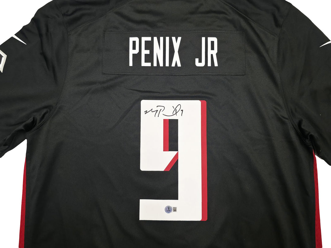 Atlanta Falcons Michael Penix Jr. Signed Black Nike Jersey Size XL Beckett Wit
