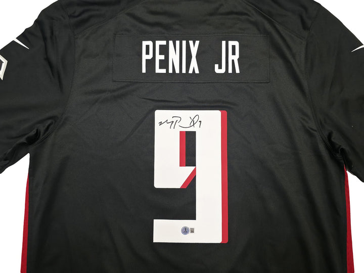 Atlanta Falcons Michael Penix Jr. Signed Black Nike Jersey Size XL Beckett Wit