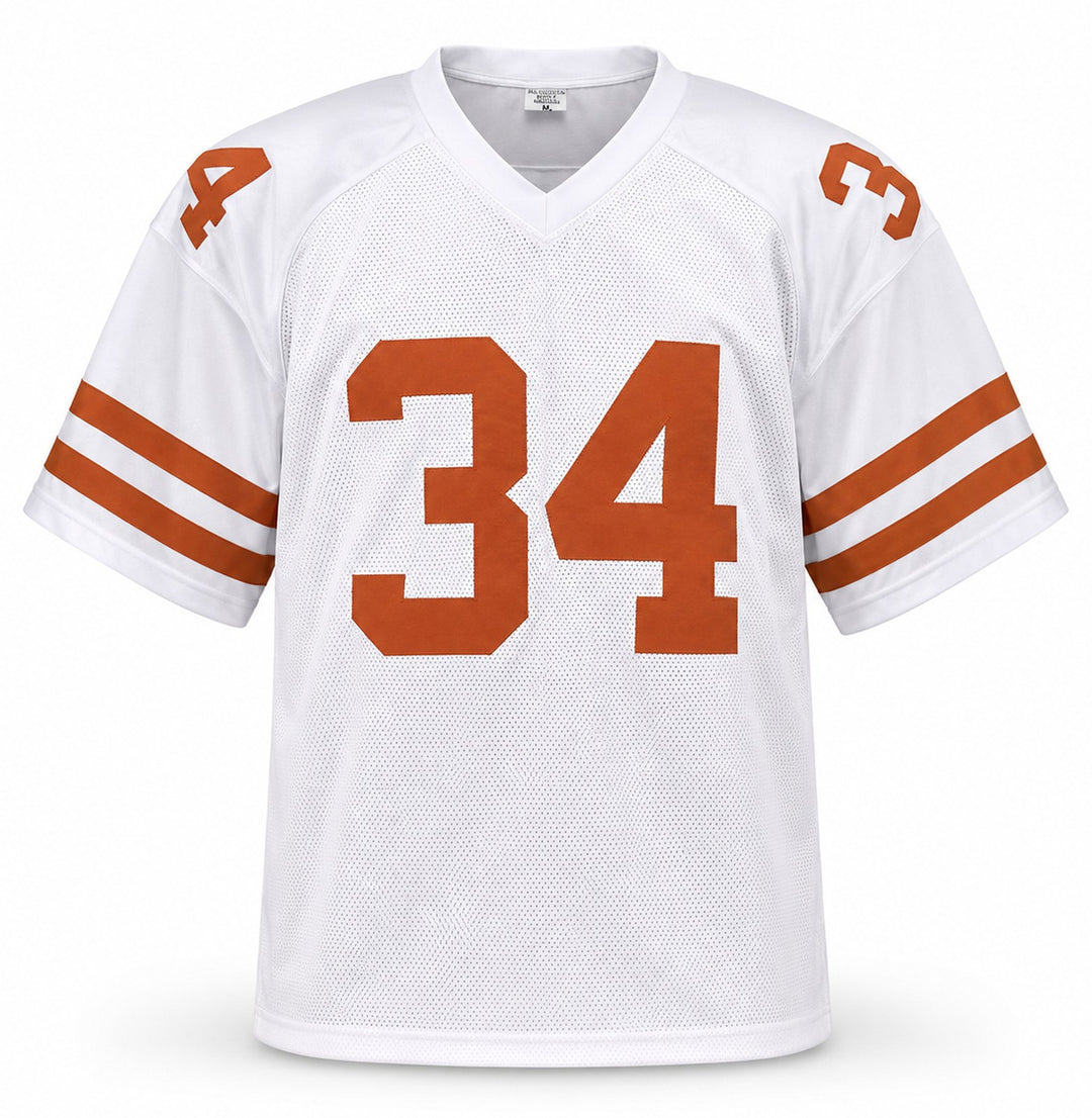Texas Longhorns Ricky Williams Signed White Jersey JSA Witness