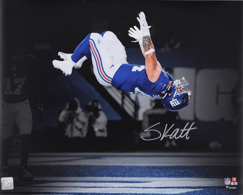 Cam Skattebo Signed 16x20 New York Giants Photo Fanatics