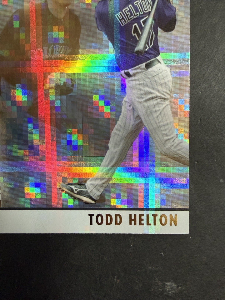 Todd Helton Garrett Atkins 2008 Topps Co-Signers #42 Gold 3/10 Mint Rockies