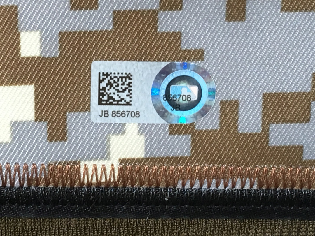 Noah Syndergaard signed Mets salute service Camo jersey THOR USA Auto MLB holo