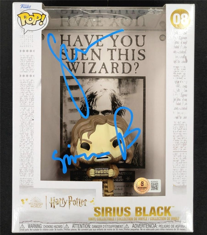 Gary Oldman signed Sirius Black Harry Potter Funko Pop! Cover 8 auto Beckett BAS