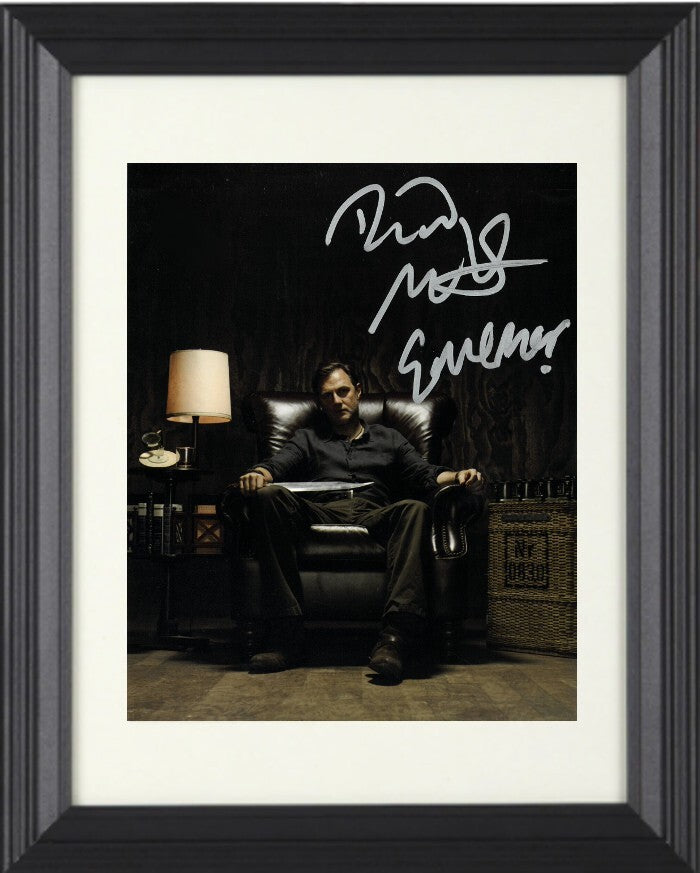 David Morrissey signed The Walking Dead The Governor 8x10 Photo Framed - COA