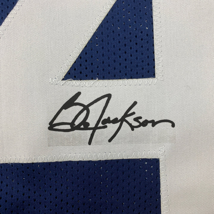 Facsimile Autographed Bo Jackson Auburn Blue Reprint Laser Jersey Size Men's XL