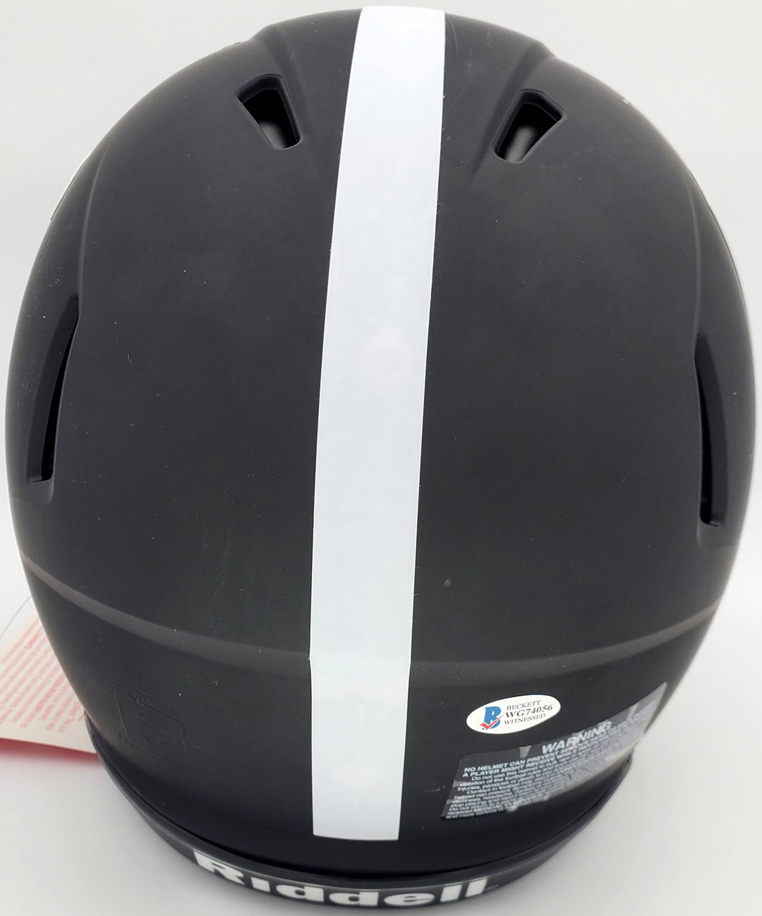 Devonta Smith Signed Alabama Crimson Tide Eclipse Black Full Size Speed Helmet