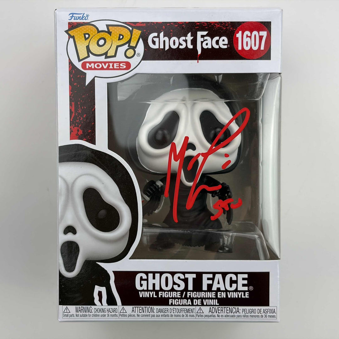 Autographed/Signed Matthew Lillard Stu Ghostface Scream Funko Pop #1607 JSA COA
