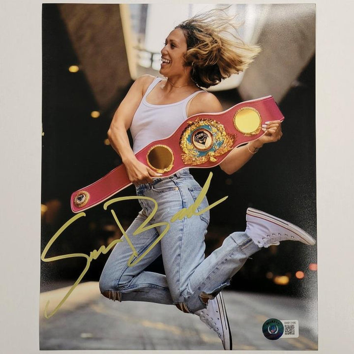 Seniesa Estrada signed Boxing 8x10 photo #7 autograph ~ Beckett BAS Holo