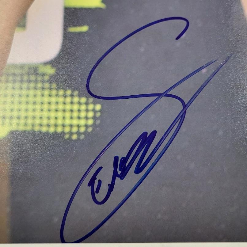 Evan Sanchez signed Boxing 11x14 photo #1 blue autograph ~ Beckett BAS Holo