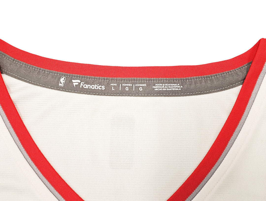 Portland Trail Blazers Damian Lillard Signed White Fanatics Jersey Sz L Beckett