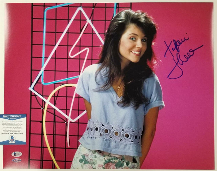 Tiffani Thiessen signed 16x20 Photo #3 Saved by the Bell auto ~ Beckett BAS COA
