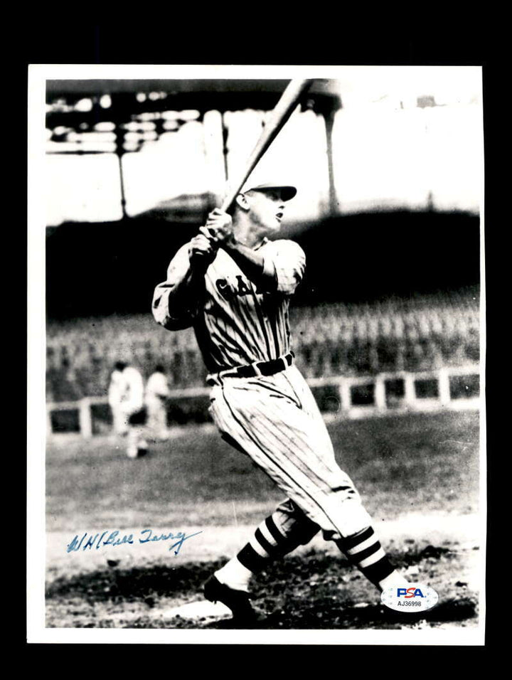 Bill Terry PSA DNA Coa Signed 8x10 Photo Autograph