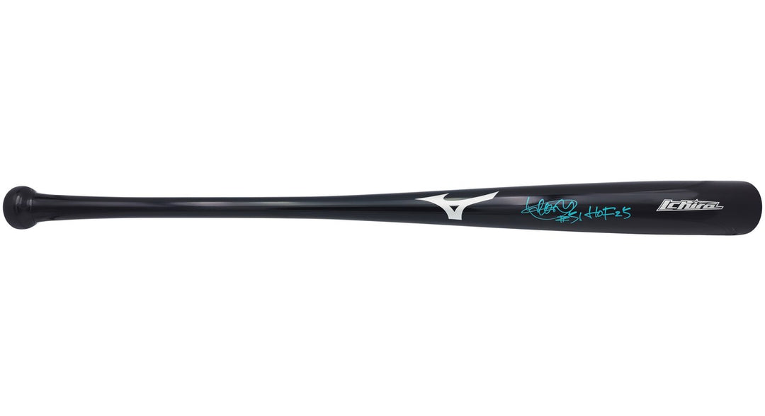 Ichiro Suzuki Auto Black Mizuno Player Model Baseball Bat Mariners HOF 25 BAS