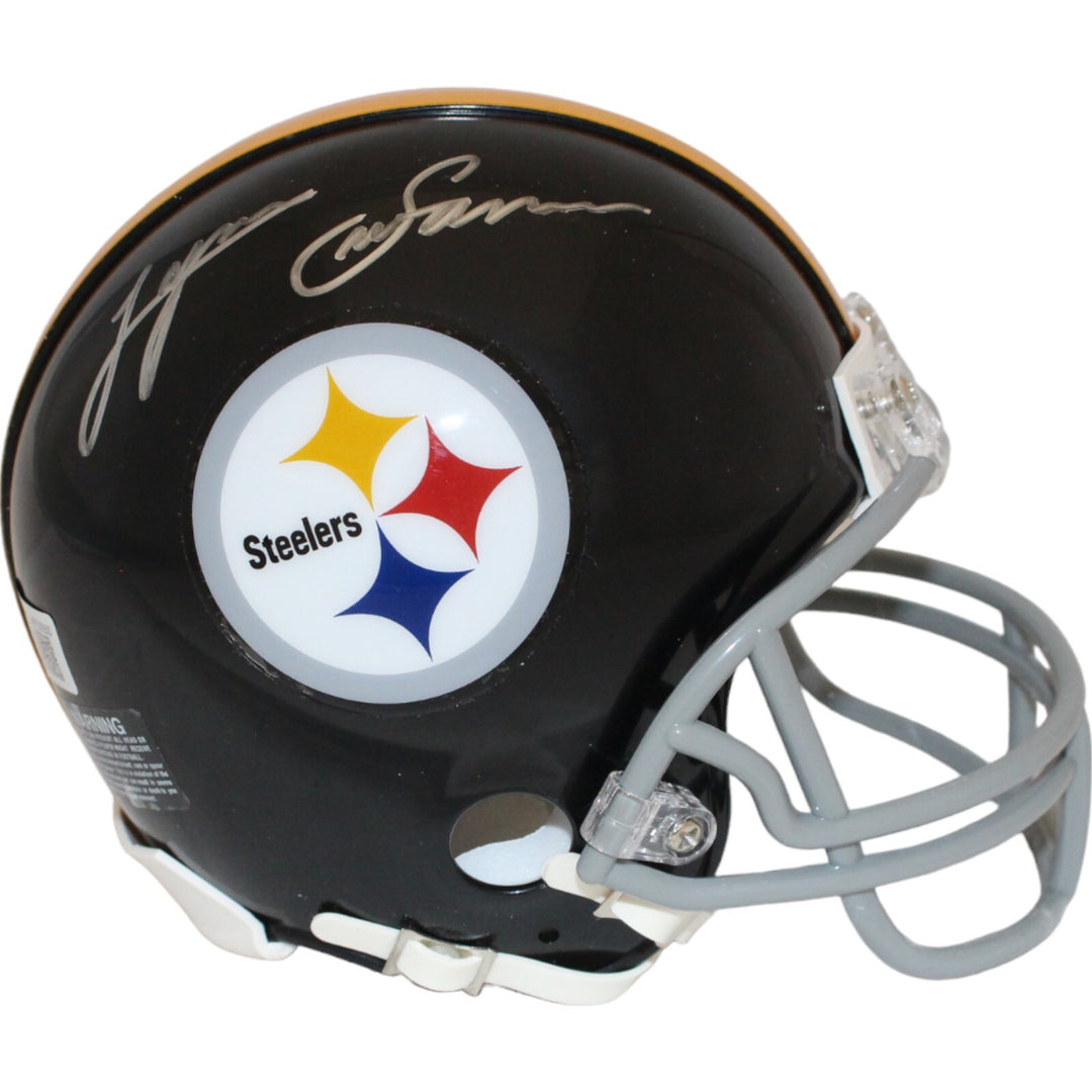Lynn Swann Autographed Pittsburgh Steelers VSR4 Mini Helmet Beckett 43002