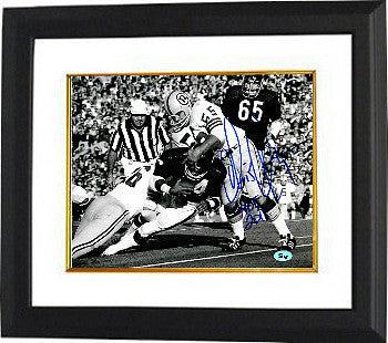 Chris Hanburger signed Washington Redskins 8x10 B&W Photo Custom Framed HOF 2011