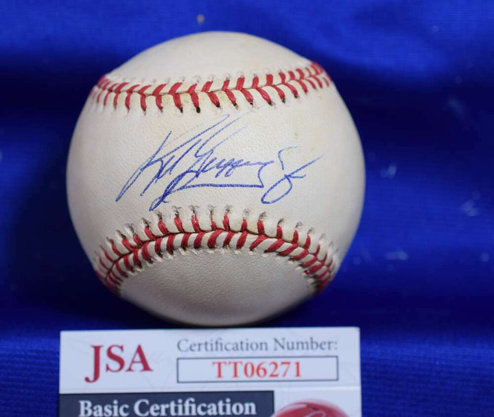 Ken Griffey Jr JSA Certed Autograph American League OAL Signed BasebaLL