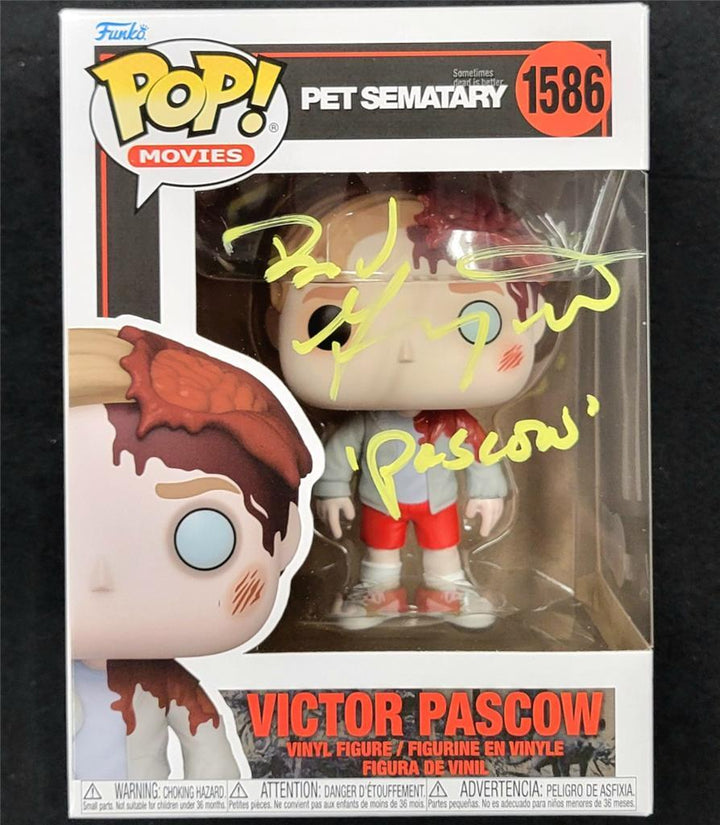 Brad Greenquist signed Pet Sematary Pascow Funko Pop! 1586 auto ~ Beckett BAS