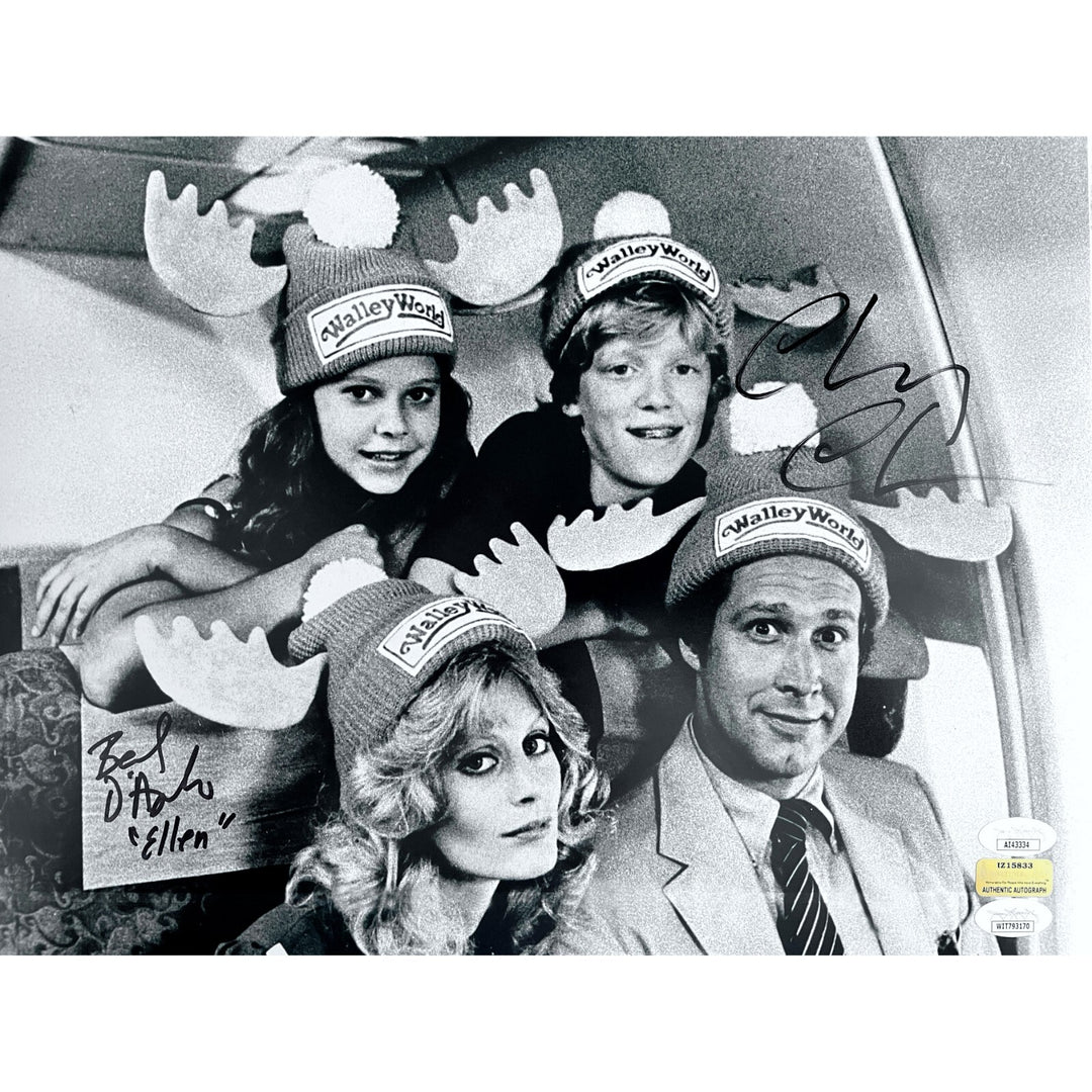 Chevy Chase / Beverly D'Angelo Autographed Vacation 11x14 Photo JSA Signed Plane
