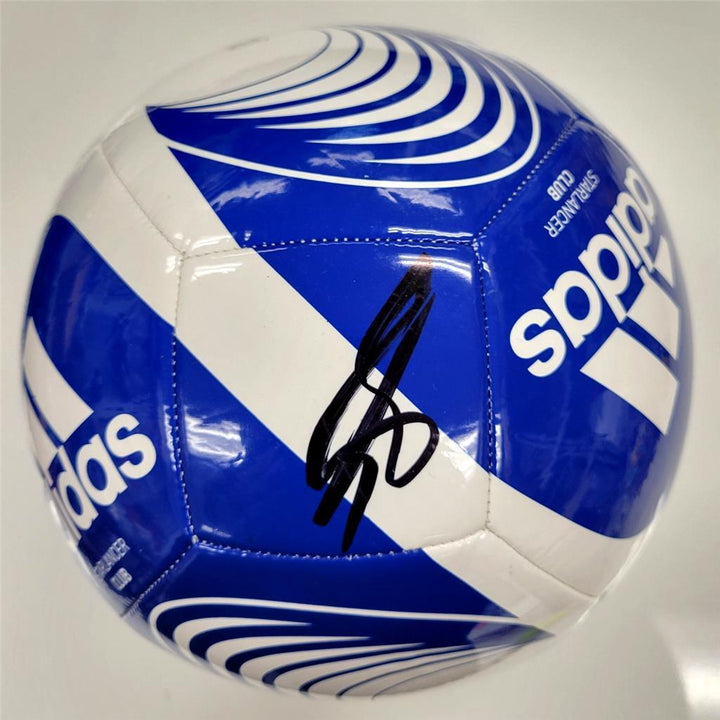 Karim Benzema signed Adidas Soccer Ball Real Madrid autograph (A) ~ BAS Holo
