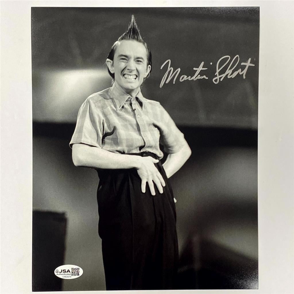 Martin Short signed Ed Grimley SNL 8x10 Photo Poster autograph ~ JSA