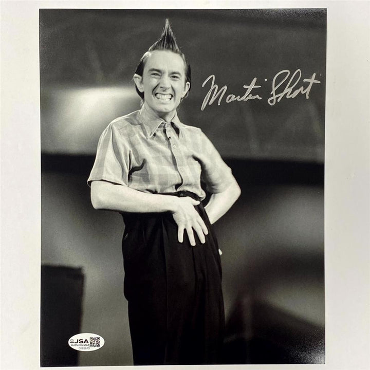 Martin Short signed Ed Grimley SNL 8x10 Photo Poster autograph ~ JSA