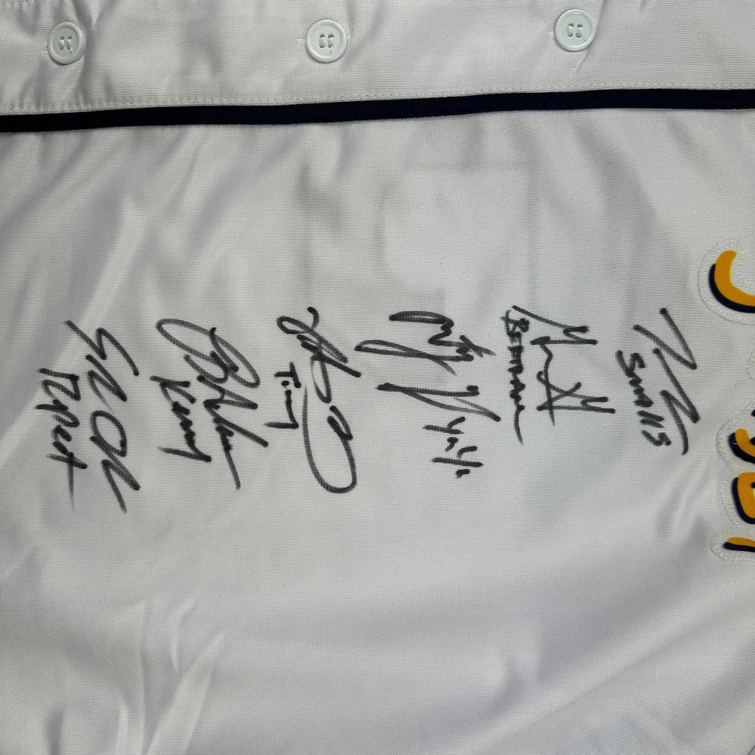 Autographed/Signed The Sandlot Movie 6x Cast Member Sigs Jersey Beckett COA