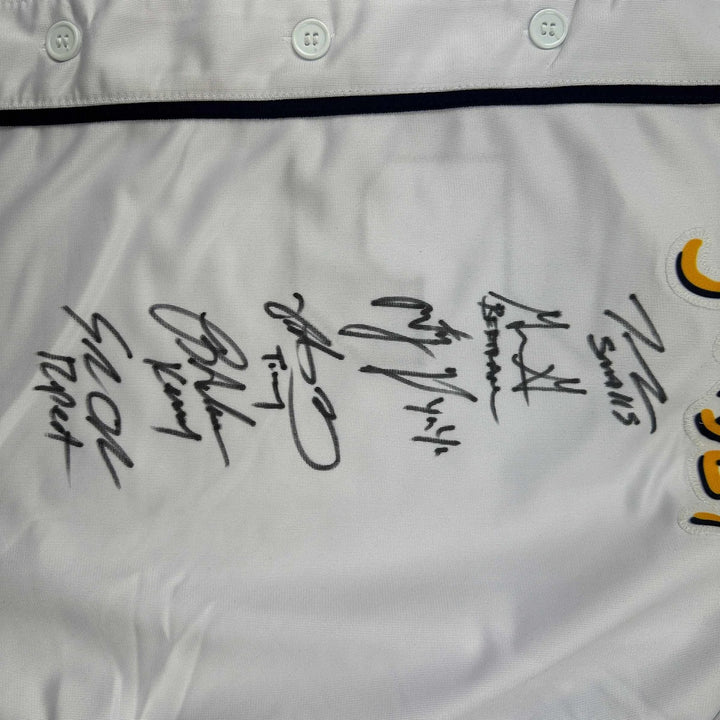 Autographed/Signed The Sandlot Movie 6x Cast Member Sigs Jersey Beckett COA