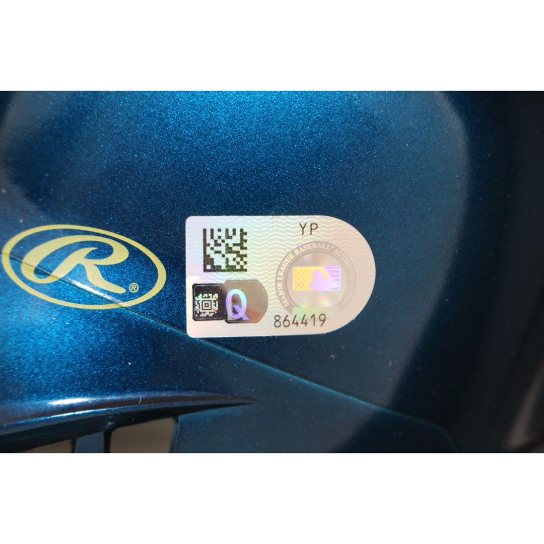 Julio Rodriguez Autographed Seattle Mariners Rawlings Mini Helmet Fanatics 53696