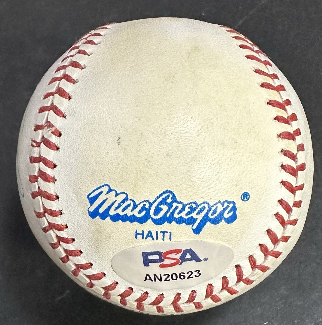 Darryl Strawberry Signed Texas League Baseball Mets 82 MVP Rookie Auto PSA COA