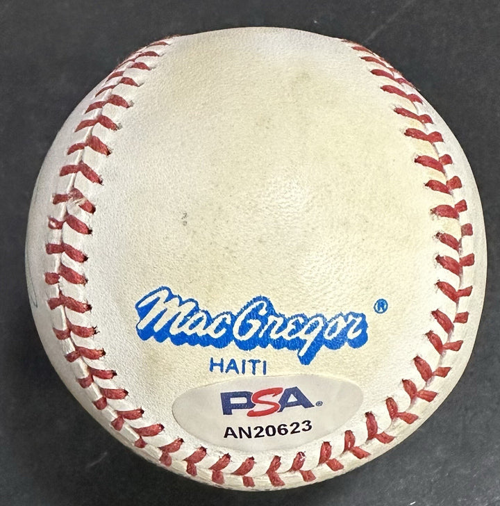 Darryl Strawberry Signed Texas League Baseball Mets 82 MVP Rookie Auto PSA COA