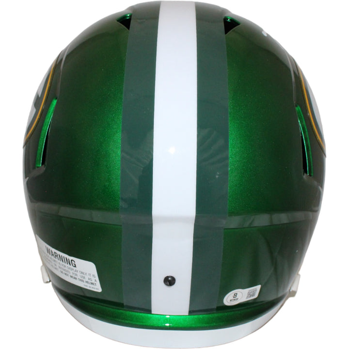 Aaron Jones Autographed Green Bay Packers F/S Flash Helmet Beckett 43841
