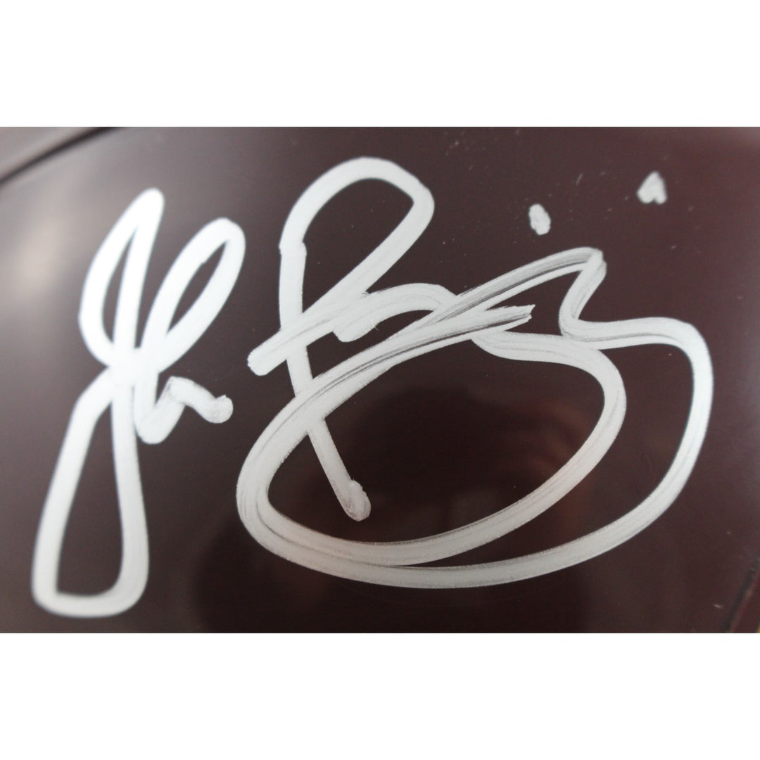 John Riggins Autographed Washington Redskins TB VSR4 Mini Helmet Beckett 49752