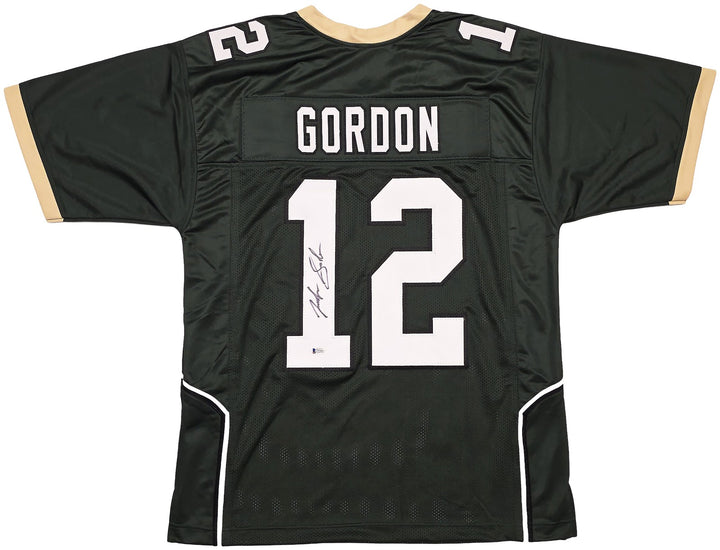Baylor Bears Josh Gordon Autographed Green Jersey Beckett BAS