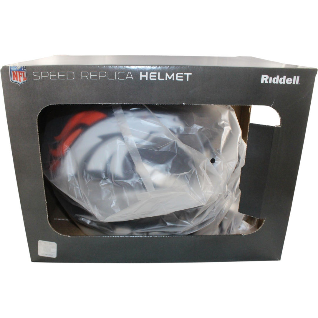 Bo Nix Autographed/Signed Denver Broncos F/S Helmet Beckett Witness 56412