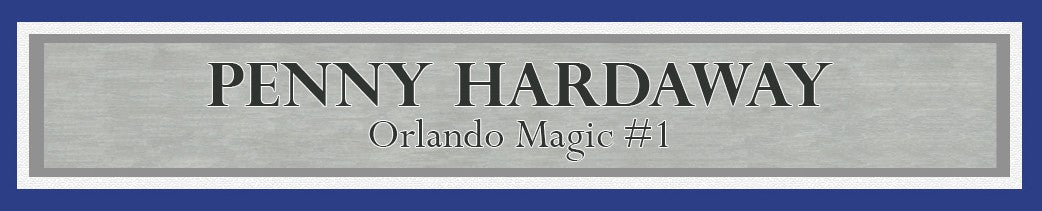 Anfernee "Penny" Hardaway Signed Framed 16x20 Photo Orlando Magic PSA/DNA