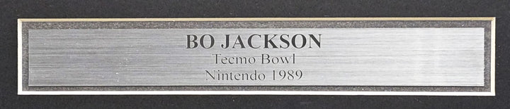 Bo Jackson Signed Framed 16x20 Nintendo Tecmo Bowl Photo With NES BAS Witness
