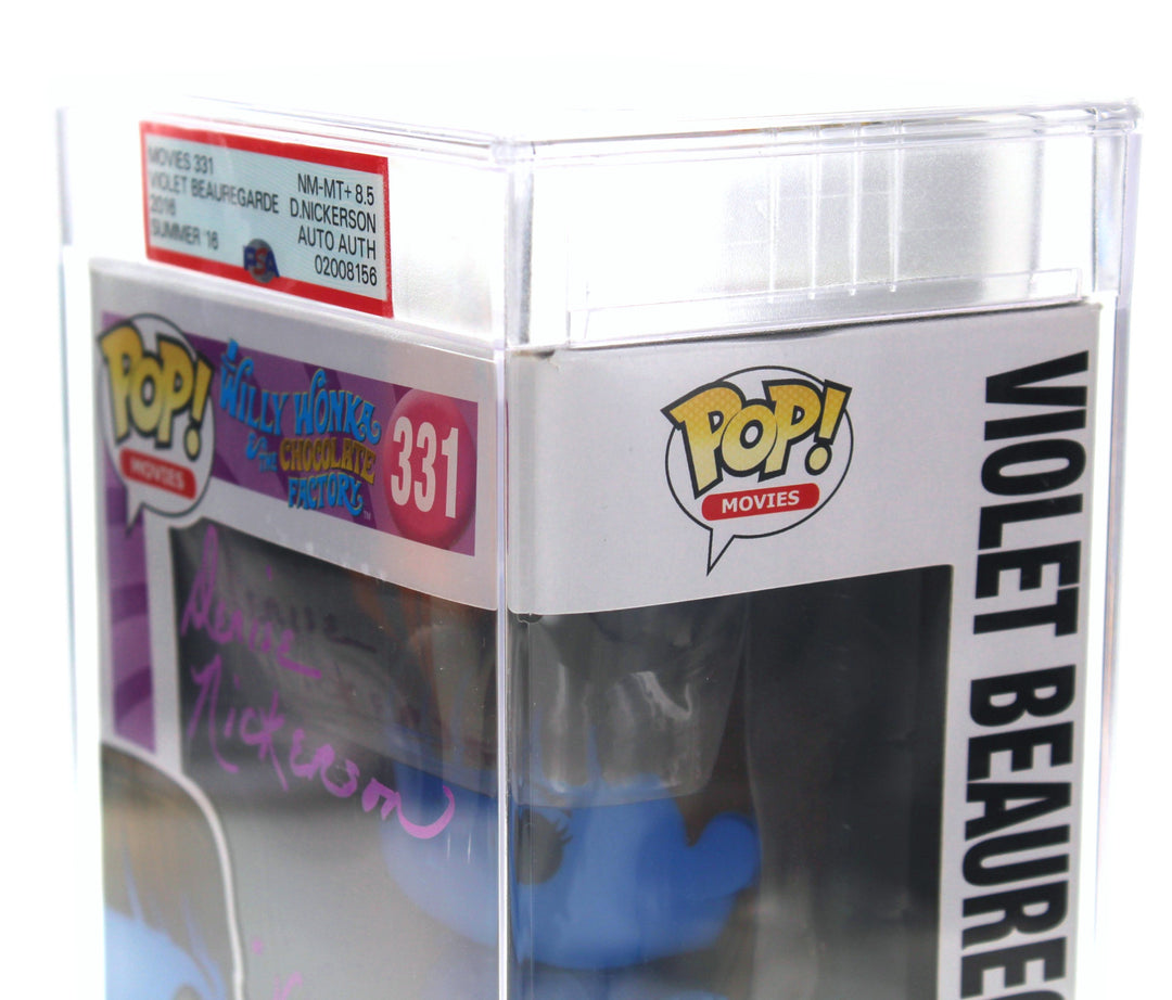 Denise Nickerson Signed Willy Wonka Violet Beauregarde Funko Pop #331 PSA/DNA