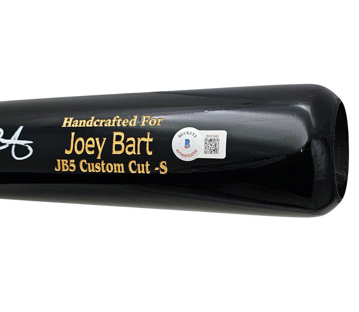 Joey Bart Signed Black Marucci Player Model Bat San Francisco Giants Beckett
