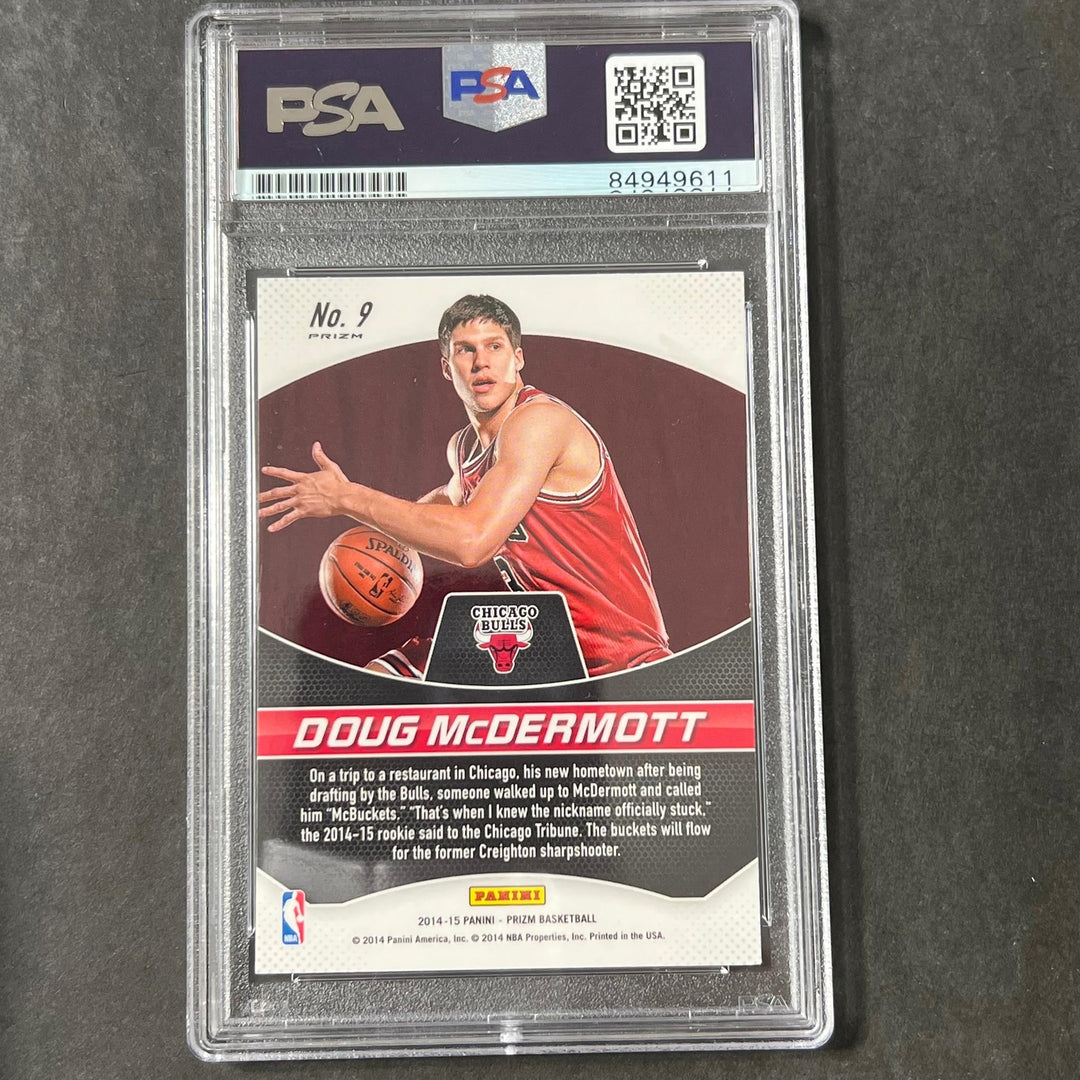 2014-15 Panini Prizm Freshman Phenoms #9 Doug McDermott RC Signed Card AUTO 9 PS