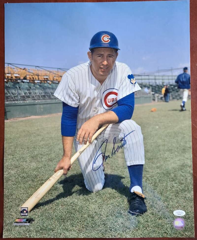 Ron Santo JSA Cert Signed 16x20 Photo Cubs Autograph