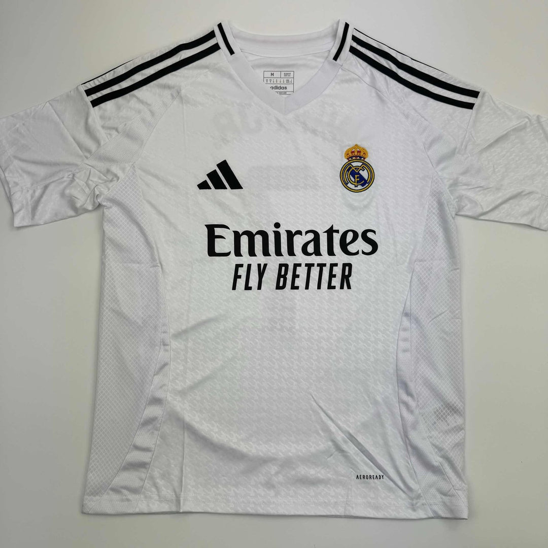 Autographed/Signed Vini Vinicius Jr. #7 Real Madrid White Jersey BAS COA