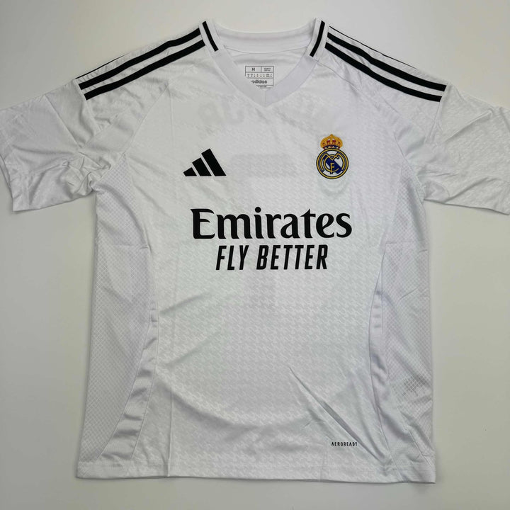 Autographed/Signed Vini Vinicius Jr. #7 Real Madrid White Jersey BAS COA