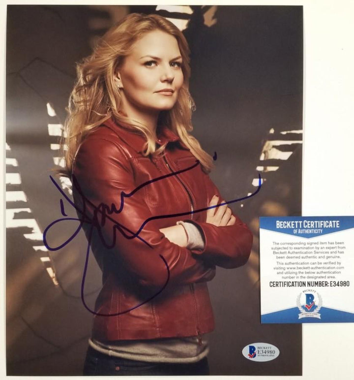 JENNIFER MORRISON Signed 8x10 Photo #2 Once Upon a Time Actress~ Beckett BAS COA
