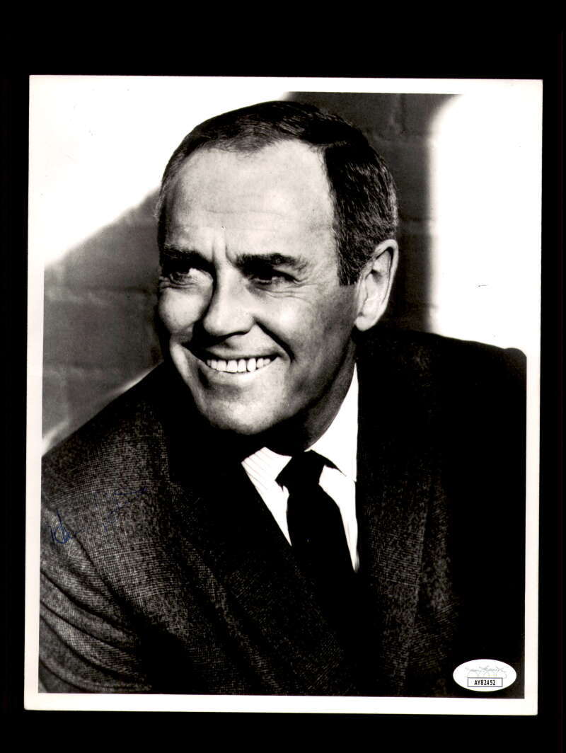 Henry Fonda JSA Coa Signed 8x10 Photograph Autograph