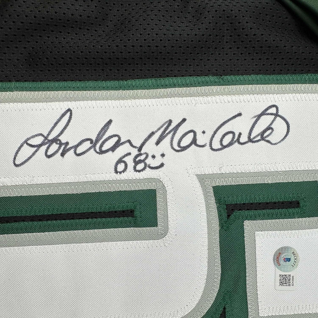 Framed Autographed/Signed Jordan Mailata 33x42 Philadelphia Black Jersey BAS COA